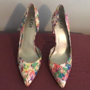 A.N.A Floral pumps/heels(Brand New)